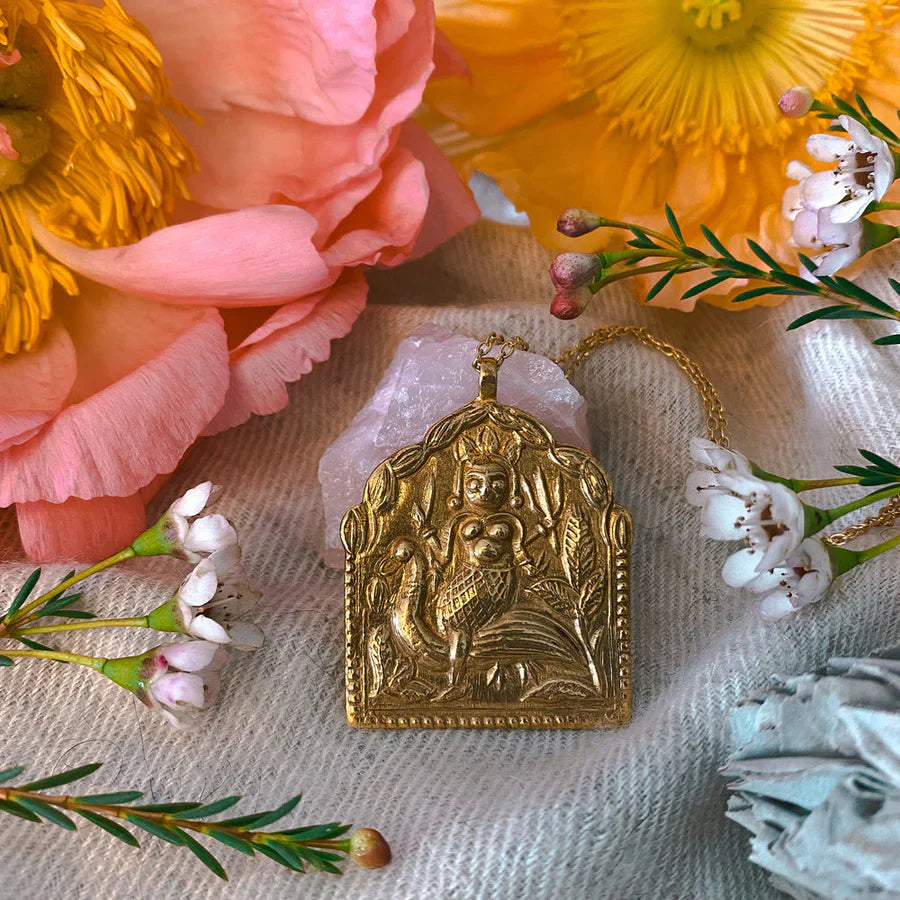 Woman Wearing Spiritual Jewellery
